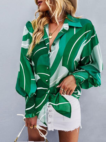 Vibrant Floral Blouse - Curated by tt