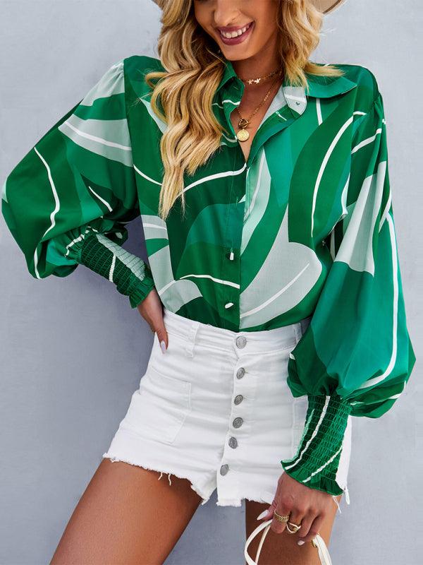 Vibrant Floral Blouse - Curated by tt