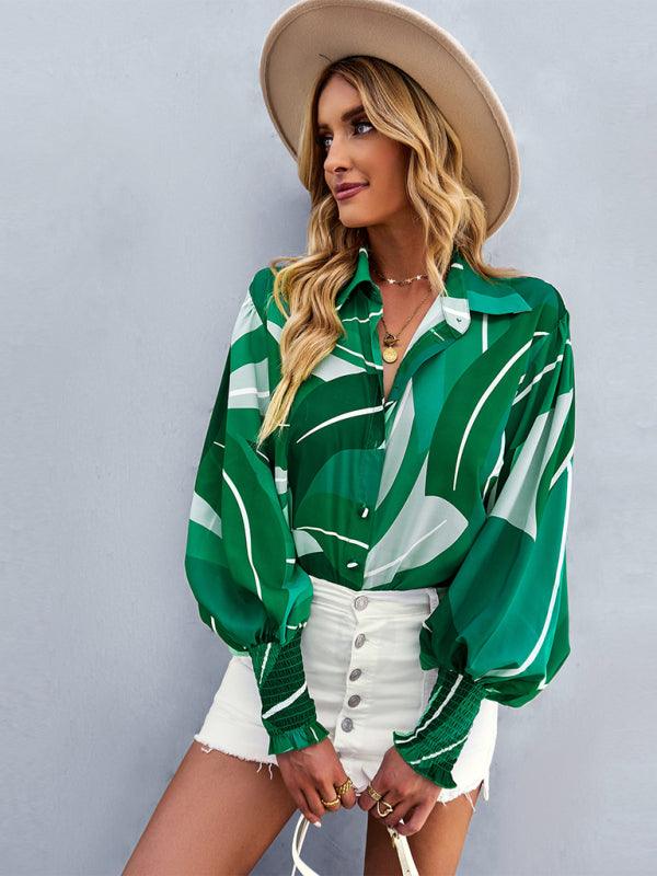 Vibrant Floral Blouse - Curated by tt