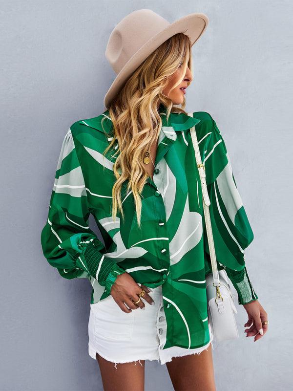 Vibrant Floral Blouse - Curated by tt