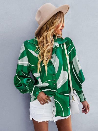 Vibrant Floral Blouse - Curated by tt