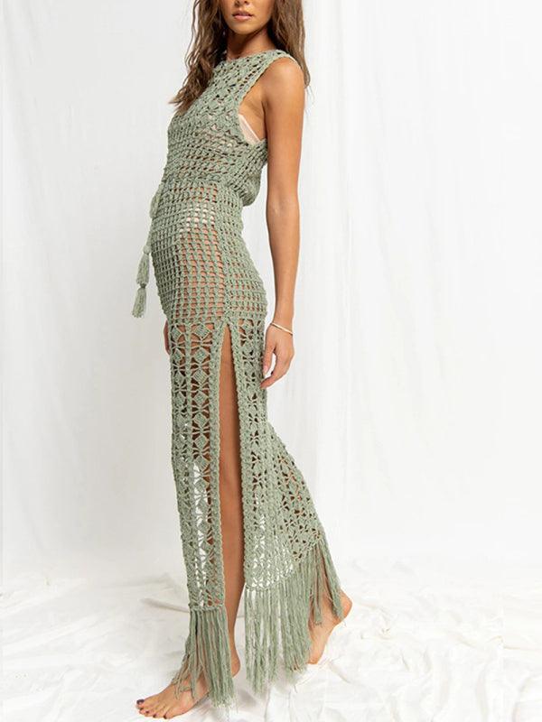 Knit Beach Cover-up - Curated by tt