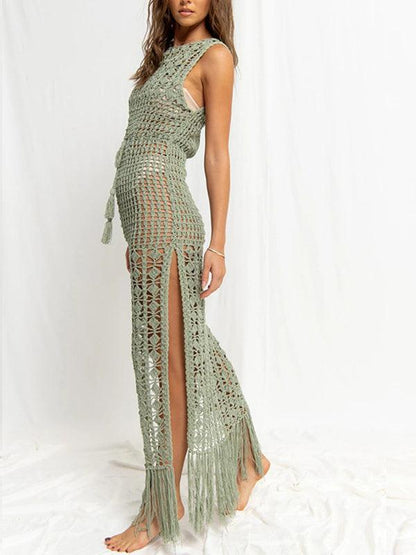 Knit Beach Cover-up - Curated by tt
