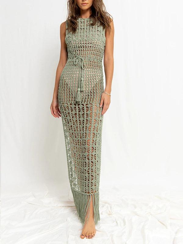 Knit Beach Cover-up - Curated by tt