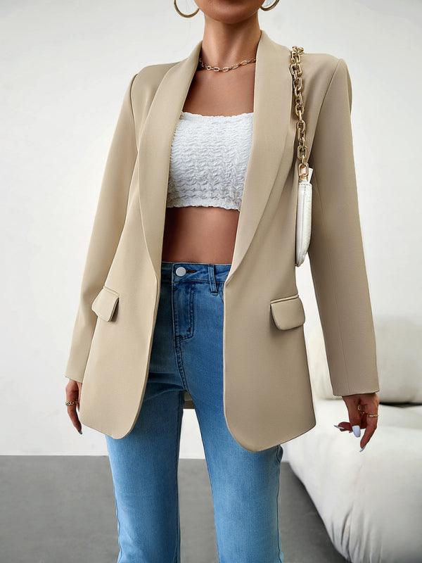 Temperament commuter lapel ladies blazer suit - Curated by tt