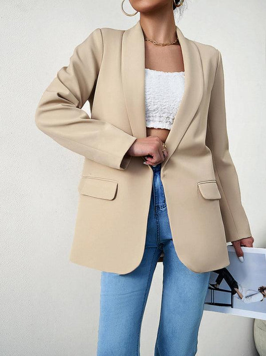 Temperament commuter lapel ladies blazer suit - Curated by tt