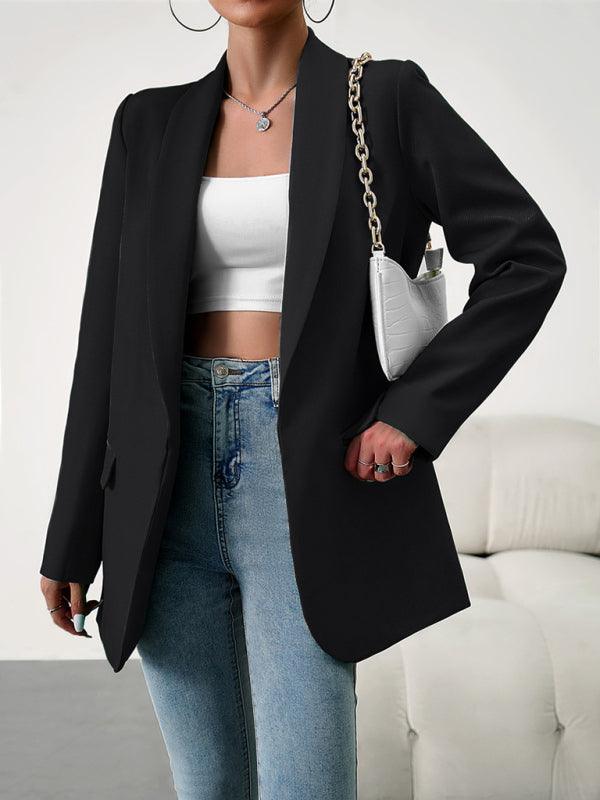 Temperament commuter lapel ladies blazer suit - Curated by tt