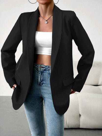Temperament commuter lapel ladies blazer suit - Curated by tt