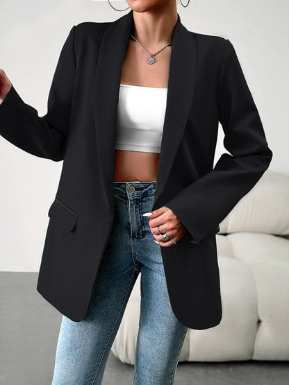 Temperament commuter lapel ladies blazer suit - Curated by tt