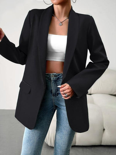 Temperament commuter lapel ladies blazer suit - Curated by tt