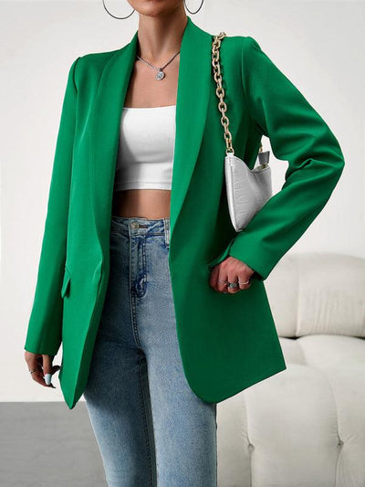 Temperament commuter lapel ladies blazer suit - Curated by tt