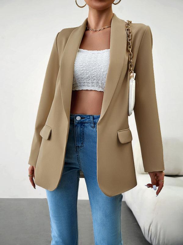 Temperament commuter lapel ladies blazer suit - Curated by tt
