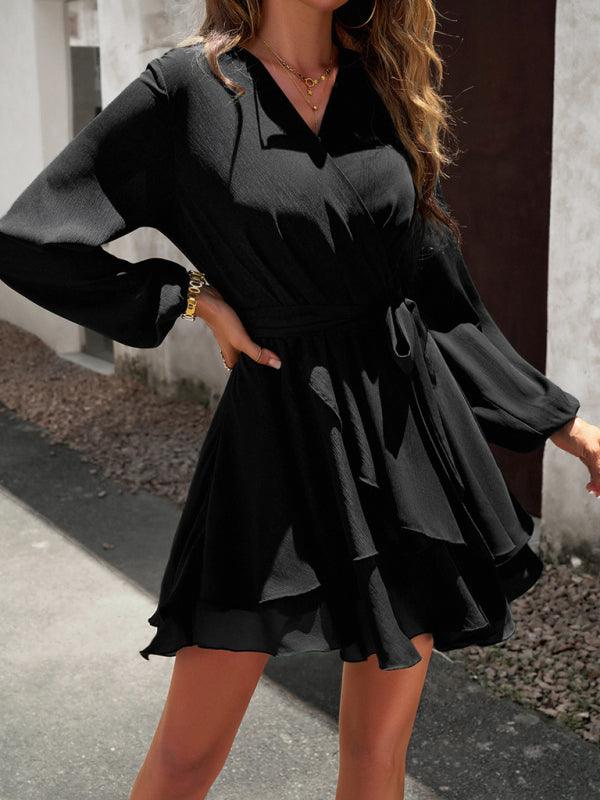 The Crossover Layered Dress - Curated by tt