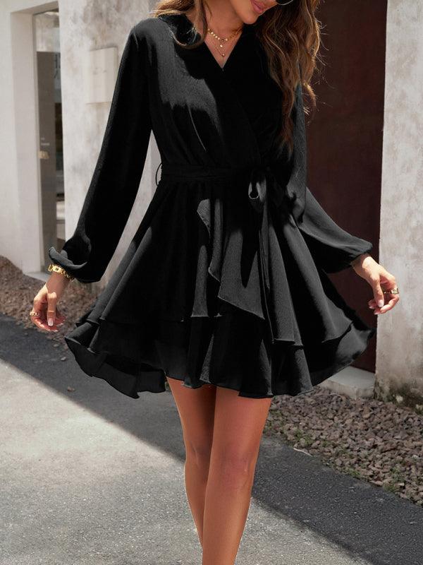 The Crossover Layered Dress - Curated by tt