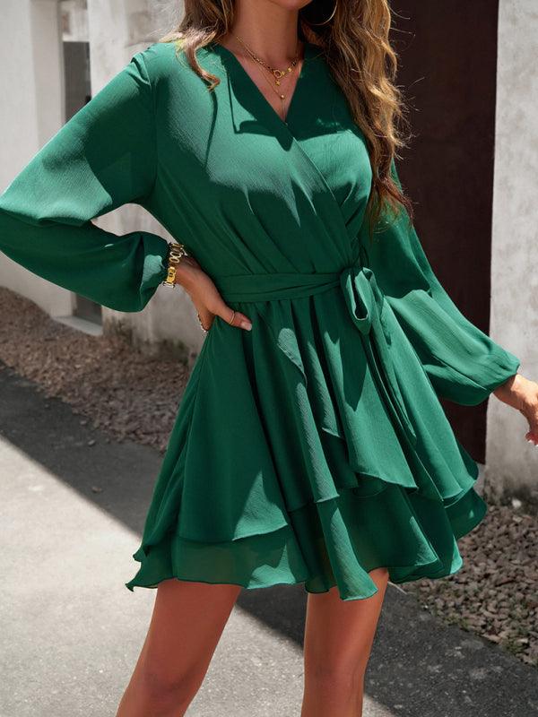 The Crossover Layered Dress - Curated by tt