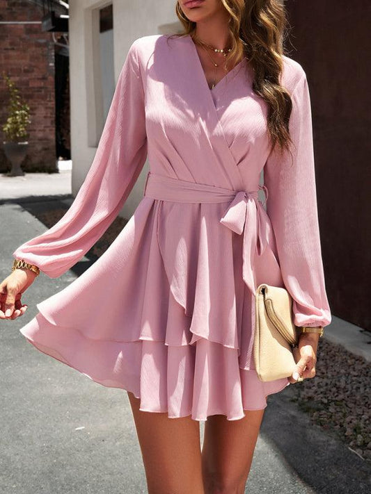 The Crossover Layered Dress - Curated by tt
