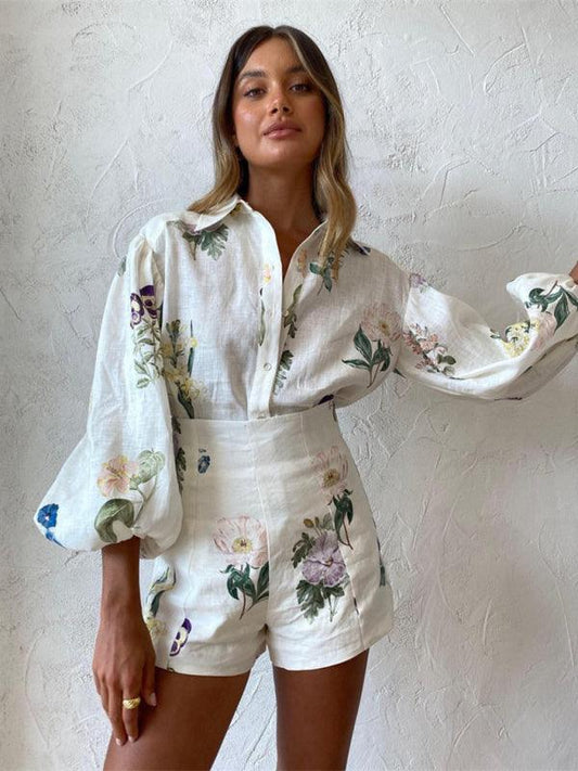Fresh floral 2pc Set - Curated by tt