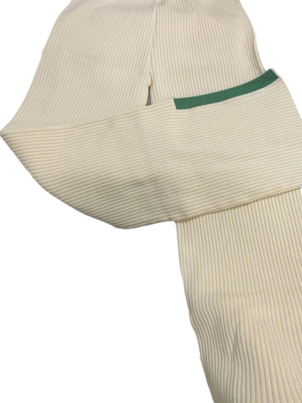 Knit Wide-leg Pants Two-piece Set - Curated by tt