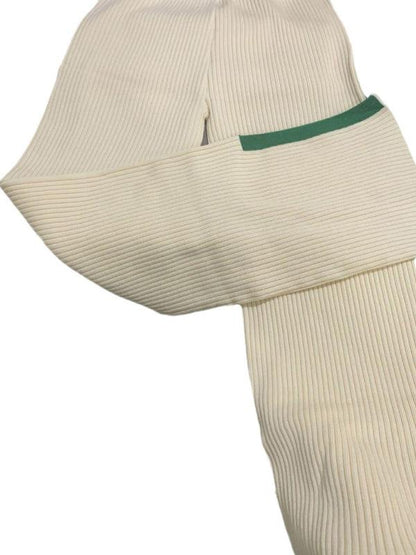 Knit Wide-leg Pants Two-piece Set - Curated by tt