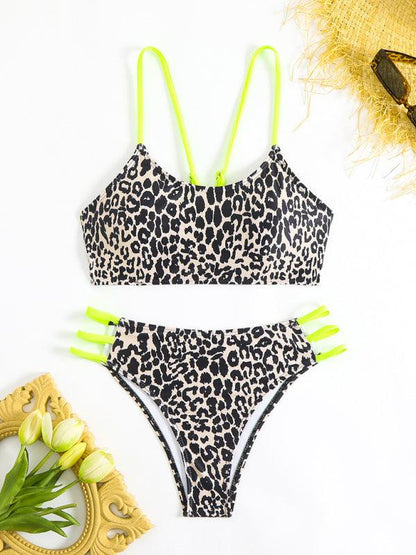 Leopard Print Bikini - Curated by tt
